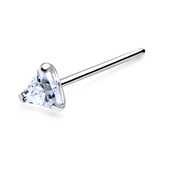 Triangular Stone Straight Nose Stud NSKA-824